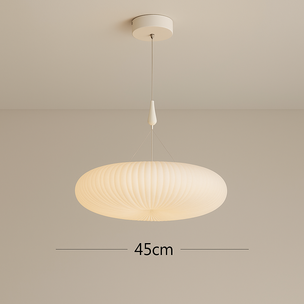 Plafonnier Robby Moderne Crème – Design Doux & Ondulé