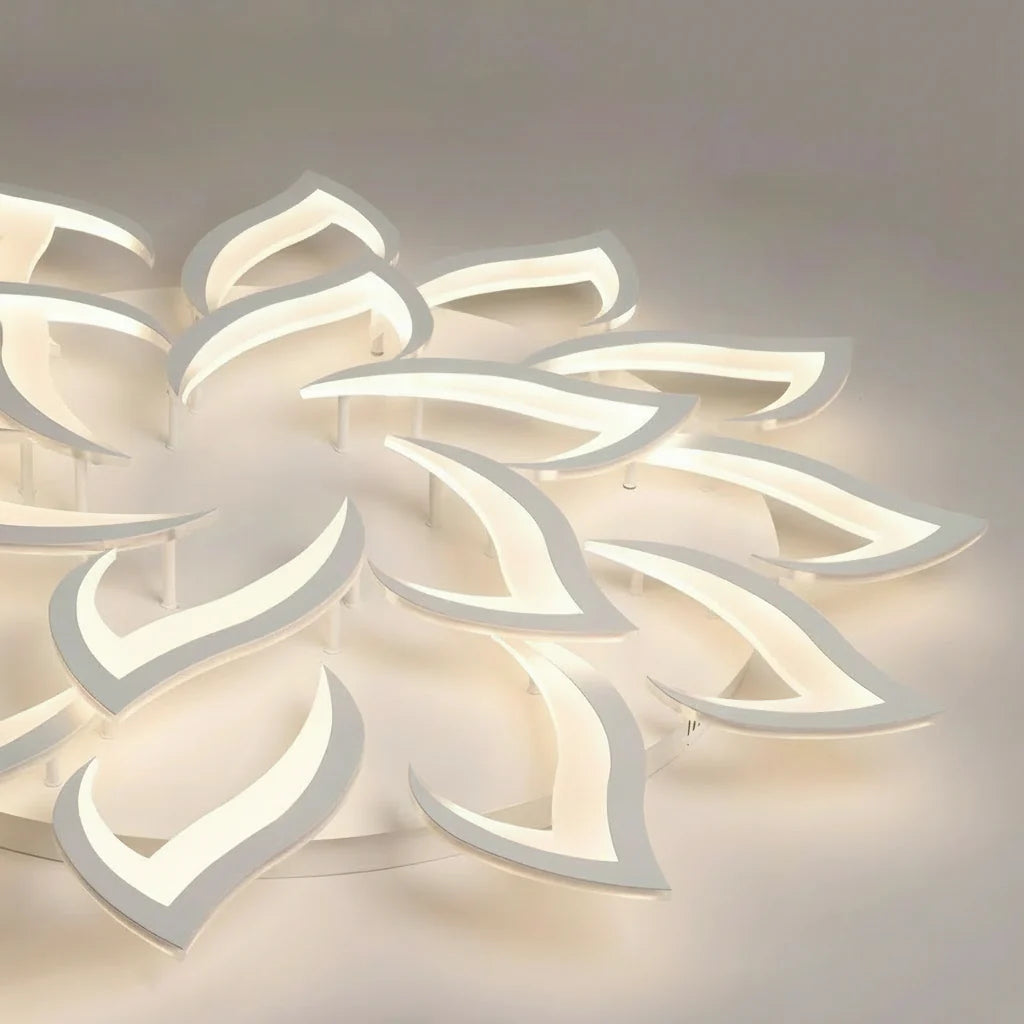 Plafonnier Led au Design Floral
