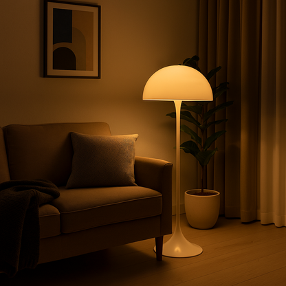 Lampadaire / Lampe de Sol en Forme Champignon -H135cm