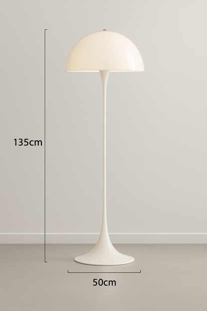 Lampadaire / Lampe de Sol en Forme Champignon -H135cm
