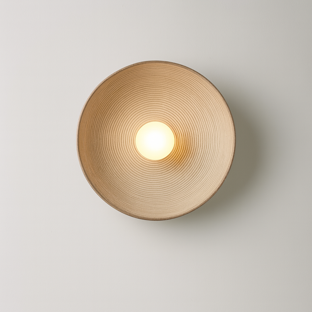 Applique Murale Rétro Japonaise en Céramique