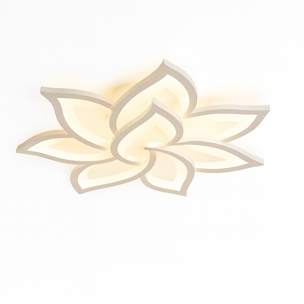 Plafonnier Led au Design Floral