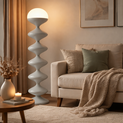 Lampadaire / Lampe de Sol Sculptural Acrylique- H120 cm