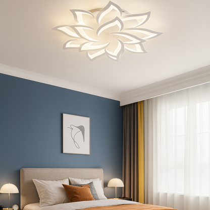 Plafonnier Led au Design Floral