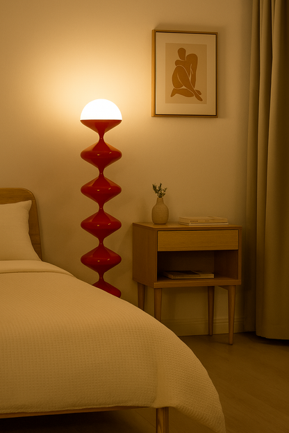 Lampadaire / Lampe de Sol Sculptural Acrylique- H120 cm