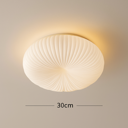 Plafonnier Robby Moderne Crème – Design Doux & Ondulé